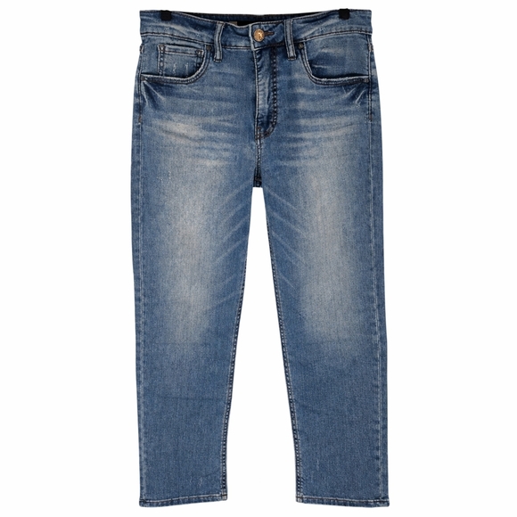 Kut From The Kloth Elizabeth Fab Ab High Rise Crop Straight Size 4 - Picture 1 of 9